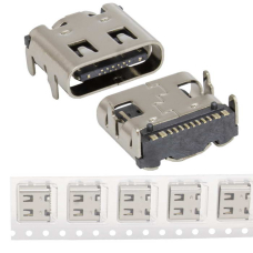 Разъём USB RUICHI USB3.1 TYPE-C 16PF-016, 16 контактов