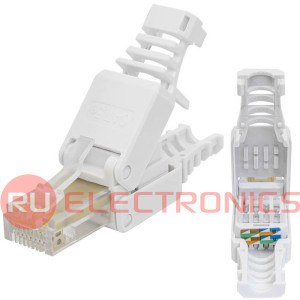 RJ45 (TP-8P8C) Cat5E быстрозажиной