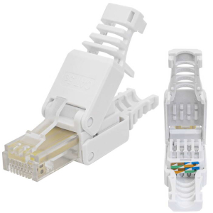 RJ45 (TP-8P8C) Cat5E быстрозажиной