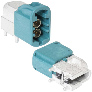 Высокочастотный разъем RUICHI серии FAKRA Mini (HFM) 2x1 TYPE Z-P (вилка)