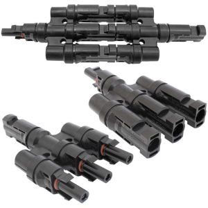 Коннектор для солнечных батарей RUICHI DF-2601A-3P (MC4Y AB) универсальный
