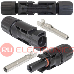 Коннектор для солнечных батарей RUICHI DF-2601A-1P (MC4 AB) универсальный