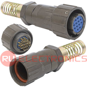 Разъём быстроразъёмный RUICH FQ18-12pin TK-10, 12-ти контактный