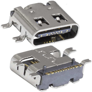 Разъём USB RUICHI USB3.1 TYPE-C 16PF-026, 16 контактов