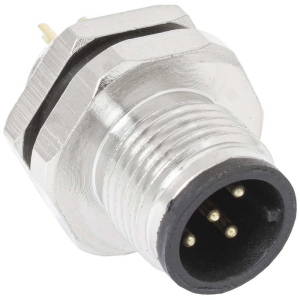 Металлический блочный разъём RUICHI M12-5B, розетка, IP67