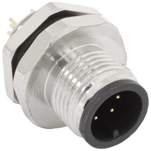 Металлический блочный разъём RUICHI M12-6B, розетка, IP67