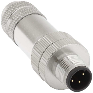 Металлический экранированный водонепроницаемый  разъём RUICHI M12PB-3A, розетка,   IP67, 250В