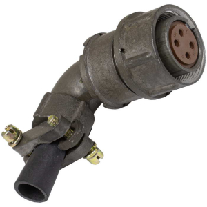 Разъём  RUICHI  RM18-4-TK-S-R   кабельная угловая  неэкранированная розетка (аналог 2рмдт18)