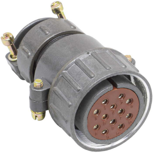 Разъём RUICHI  ШР32П12НШ1 РОЗ.  кабельная прямая неэкранированная розетка на 12  контактов