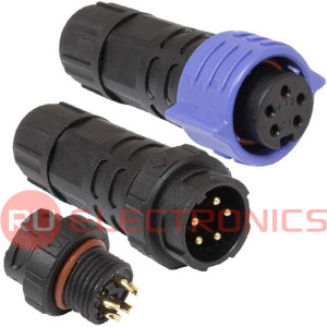 Герметичный разъем SZC, комплект, SZC16B-5P-F-M, кабель-кабель, ip68, 5 pin, байонетное соединение