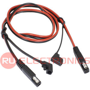 SAE-SAE 1.0м. 14AWG, RUICHI Кабель-удлинитель, 24В, 1 метр