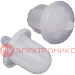Заглушка RUICHI для 6.35 mm Jack 01, -55...+80 °C, белая