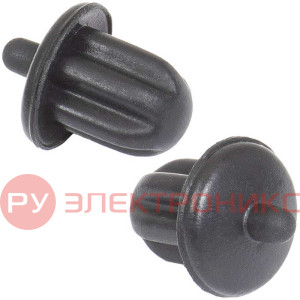Заглушка резиновая RUICHI для 6.35 mm Jack 01, -55...+80 °C, черная