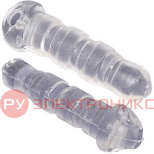 Заглушка пластиковая RUICHI для 3.5 mm Jack 01, -55...+80 °C, прозрачная