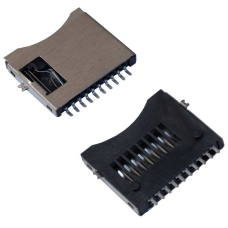 Держатель micro SD карты RUICHI SMD 8 pin (двухтактный)