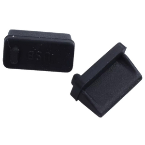 Rubber plug USB A 02 black