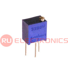 Подстроечный резистор RUICHI 3266W 2K, 15 оборотов