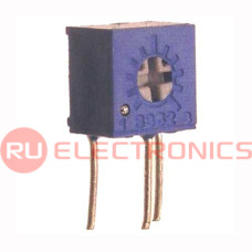 Подстроечный резистор RUICHI 3362W 200R, угол поворота 210