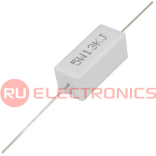 Мощный постоянный резистор XIN HUA RX27-1 13 кОм 5W 5% / SQP5, керамо-цементный  корпус