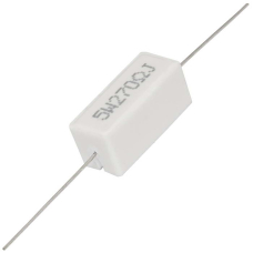 Мощный постоянный резистор RUICHI RX27-1 270 Ом 5W 5% / SQP5, керамо-цементный   корпус