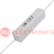 Мощный постоянный резистор XIN HUA RX27-1, 13 кОм, 10 Вт, 5%, SQP10