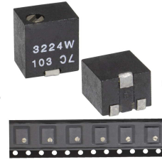 Подстроечный резистор RUICHI 3224W 10К