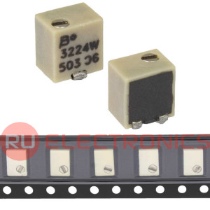 Подстроечный резистор 3224W 50K (3224W-1-503)