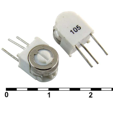 Подстроечный резистор RUICHI 3329X 500R (СП3-19Б), угол поворота 260