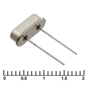 Кварцевый резонатор RUICHI HC49S 12 MHz 16pF 30ppm, монтаж THT