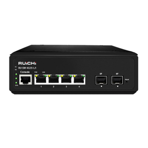 Промышленный управляемый L2+ коммутатор RU-SW-4G2S-L/I Gigabit Ethernet на 4GE+2GE    SFP порта. Порты: 4xGE (10/100/1000Base-T) + 2xGE SFP (1000Base-X). Поддержка режима    увеличения расстояния передачи данных до 250м.