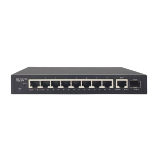 PoE коммутатор RU-SW-8G1S-P Gigabit Ethernet на 8GE PoE + 1 GE SFP порта. Порты: 8xGE   (10/100/1000Base-T) с PoE (до 30W) + 1xGE SFP (1000Base-X). Соответствует стандартам PoE IEEE   802.3af/at. Lite Management.