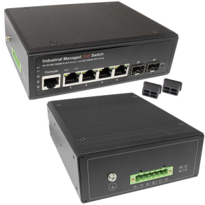 Промышленный управляемый L2+ PoE коммутатор RU-SW-4G2S-PL/I Gigabit Ethernet на 4GE   PoE + 2 GE SFP порта. Порты: 4xGE (10/100/1000Base-T) с PoE (до 30W) + 2xGE SFP (1000Base-X).   Соответствует  стандартам PoE IEEE 802.3af/at.