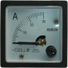 Амперметр RUICHI 30А (48х48)