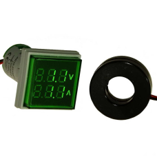 Цифровой LED вольтметр-амперметр переменного тока RUICHI DMS-203