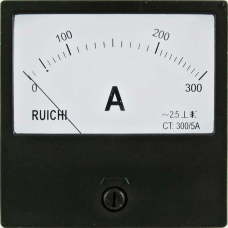 Амперметр переменного тока аналоговый RUICHI Ц42300, 300/5 А, 50 Гц