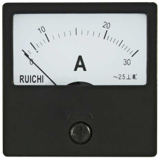 Амперметр RUICHI Ц42301 30А (50Гц) (Аналог), класс точности 2,5