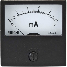 Амперметр RUICHI М42301 5мA (Аналог), щитовой