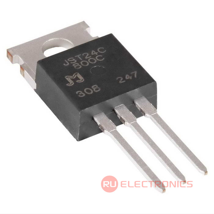 JST24C-800C JJM симистор (триак), 800 В, 25 А, TO-220C JST24C-800C JJM симистор (триак), 800 В, 25 А, TO-220C