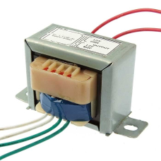 Трансформатор питания RUICHI сердечник EI41-20, 50 Гц, понижение с 220 В до 2х12 В, 0.5 А, 4 Вт, крепление на 2 винта