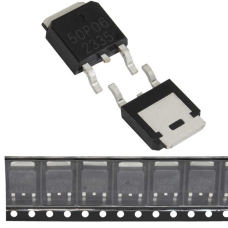 AOD409 HXY полевой транзистор (MOSFET), P-канал, -60 В, -50 А, 24 мОм, 25 нКл, TO-252 (DPAK)