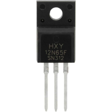 12N65 HXY полевой транзистор (MOSFET), N-канал, 650 В, 12 А, 0.8 Ом, 40 нКл, TO-220F