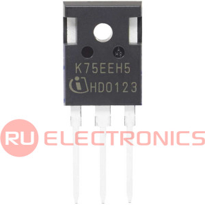 IKW75N65EH5XKSA1, IGBT транзистор , 650В, 90А, 395Вт, корпус TO-247-3