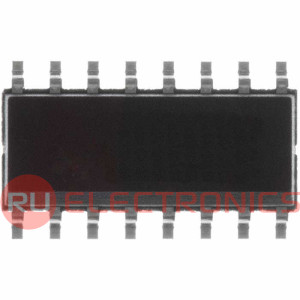 ULN2003ADR2G, массив 7 транзисторов Дарлингтона ON  Semiconductor , NPN, 50V, 0.5A, TTL,  CMOS, корпус SOIC-16