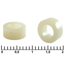 Втулка пластиковая RUICHI, внешний диаметр 7 мм, внутренний диаметр 4 мм, длина 3 мм