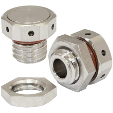 Клапан выравнивания давления RUICHI M10х1.5, 1 л/мин, IP67, -40…+125 °C, корпус - сталь нержавеющая, уплотнитель - резина силиконовая