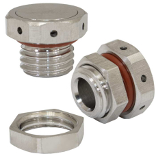 Клапан выравнивания давления RUICHI M12х1.5, 1 л/мин, IP67, -40…+125 °C, корпус - сталь нержавеющая, уплотнитель - резина силиконовая