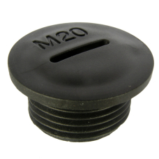 Заглушка для кабельного ввода RUICHI MG-20, пластиковая, черная