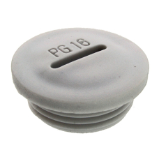 Заглушка для кабельных вводов RUICHI PG16, пластиковая, цвет серый