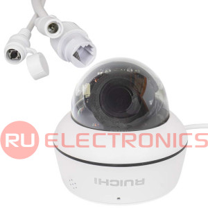 Поворотная камера видеонаблюдения IP 4Mp 2680P RUICHI  RU-BMV4X40HD с 4x оптическим  зумом, PoE