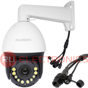 Поворотная камера видеонаблюдения IP 5Мп RUICHI RU-CMV20X50HD с 20-x оптическим  зумом, поворотная, PoE